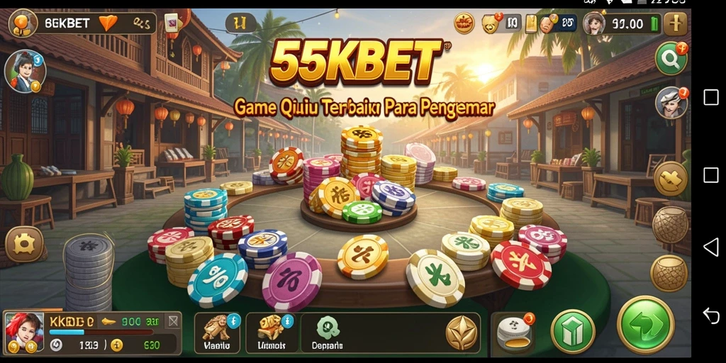 Screenshot permainan QiuQiu yang mengasyikkan di 55KBET.
