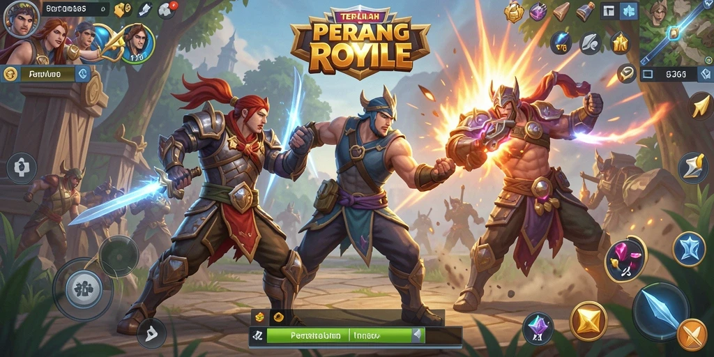 Gameplay seru dan menegangkan di 8364 Battle Royale.