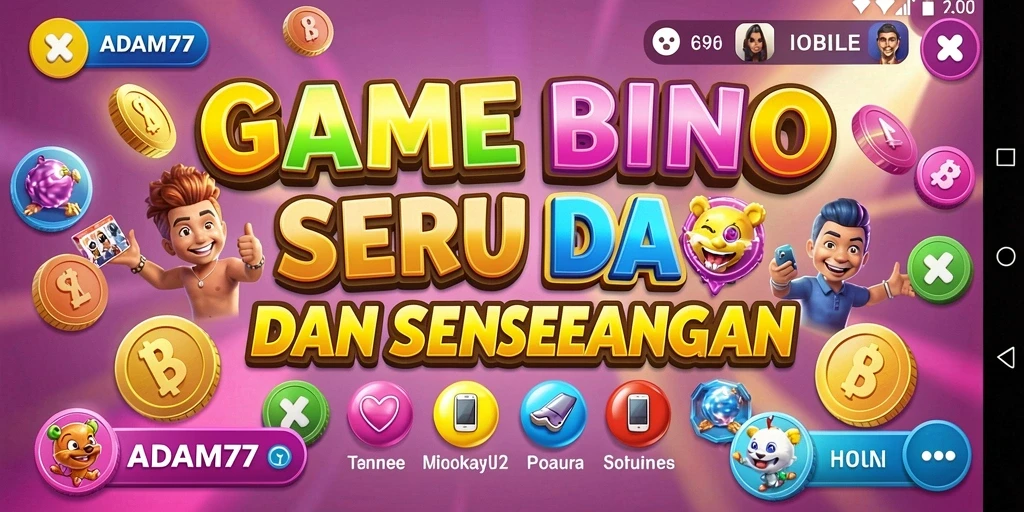 Tampilan gameplay bingo yang menarik dan interaktif di ADAM77.