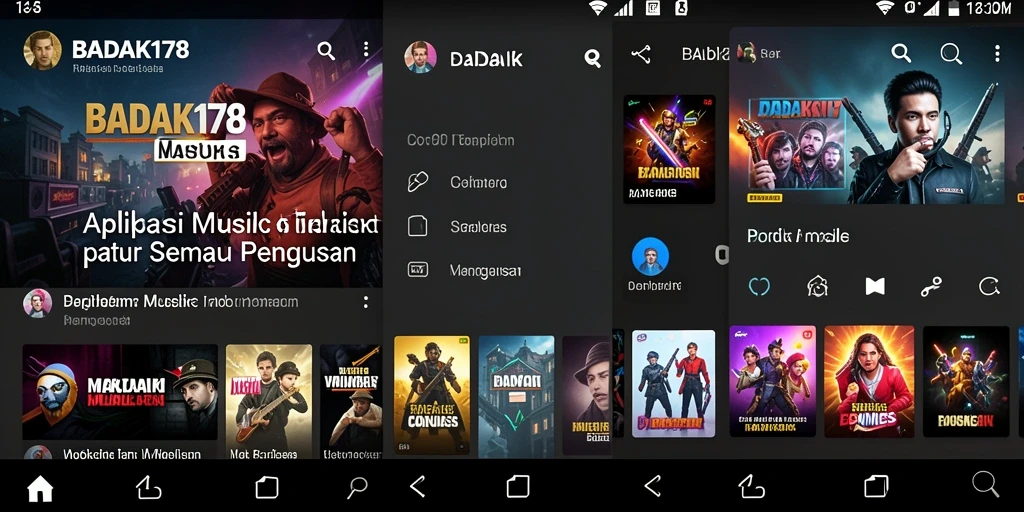 Tampilan gameplay menarik di BADAK178 yang menampilkan fitur musik.