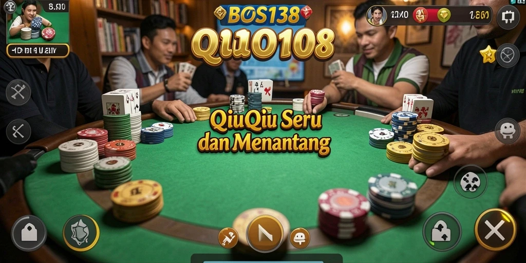 Screenshot gameplay QiuQiu yang menampilkan keseruan bermain.