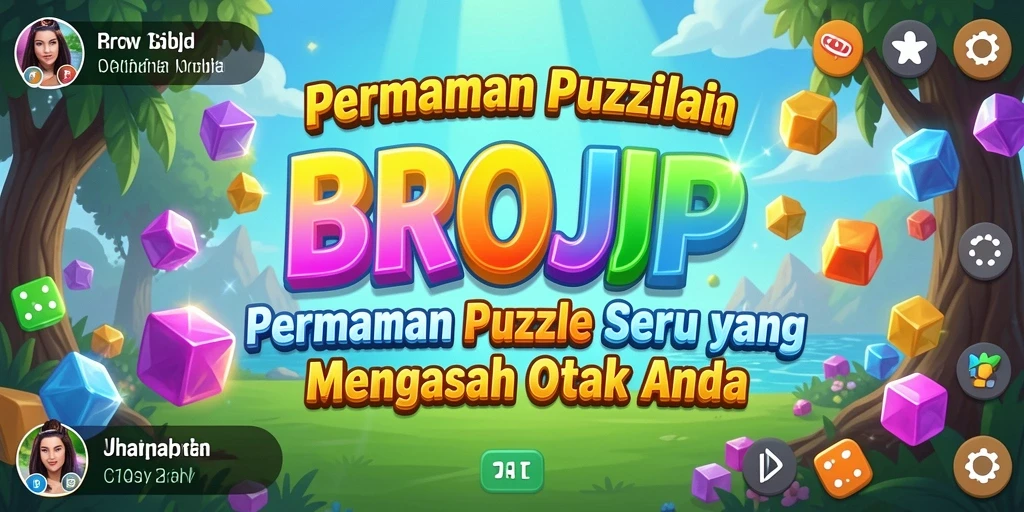 Screenshot gameplay BROJP yang menarik dengan teka-teki yang menantang.