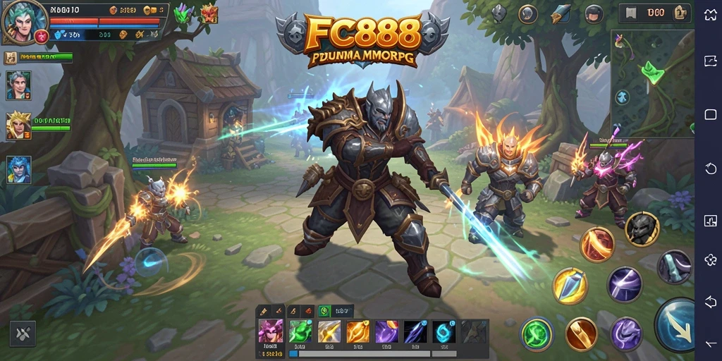 Tampilan gameplay seru di dunia fantasi FC888.