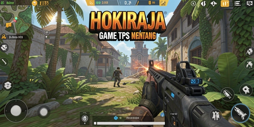 Tampilan menarik dari gameplay HOKIRAJA yang penuh aksi TPS.