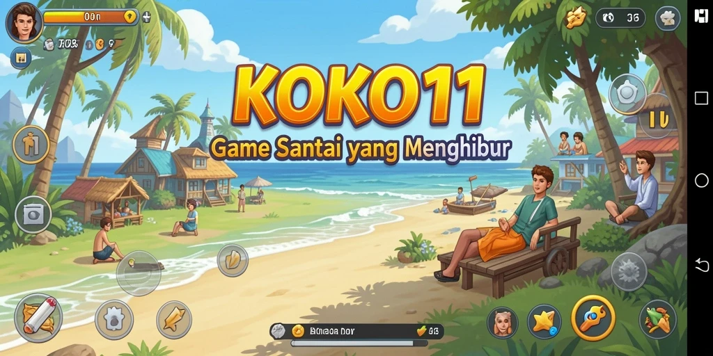 Tampilan gameplay KOKO11 yang menyenangkan dan interaktif.