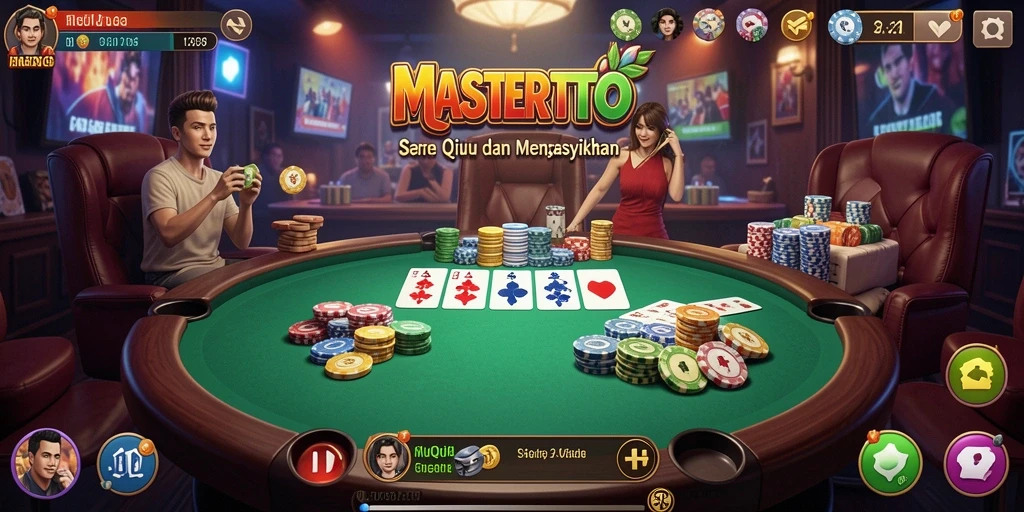 Tampilan gameplay menarik dari MASTERTOTO yang penuh strategi QiuQiu.