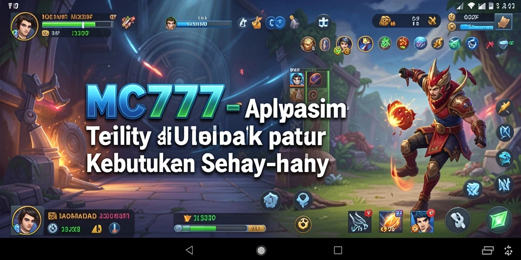 Screenshot utama MC777 menunjukkan fitur pengingat yang intuitif.