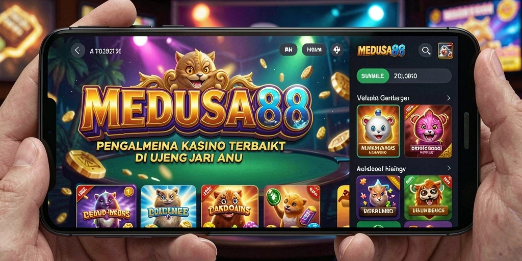 Tampilan gameplay yang menawan dan mengasyikkan dari MEDUSA88.