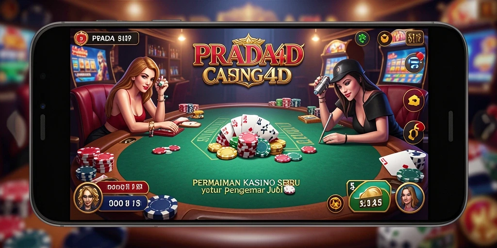 Tampilan gameplay Kasino yang menawan dari PRADA4D.
