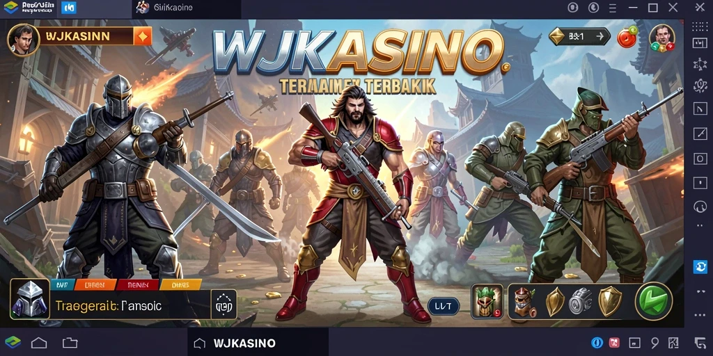 Tampilan gameplay WJKASINO yang intens dan strategis.